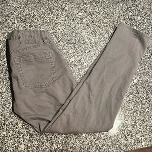 RVCA Pants Mens Size 28  Gray Chino Straight Leg Regular Fit Stay RVCA 28x30